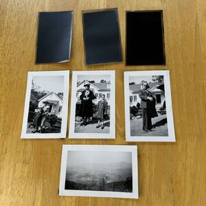Natural Bridge Virginia 1940 Photos Set Of 4 Cottage Skyline Family Vintage B&W